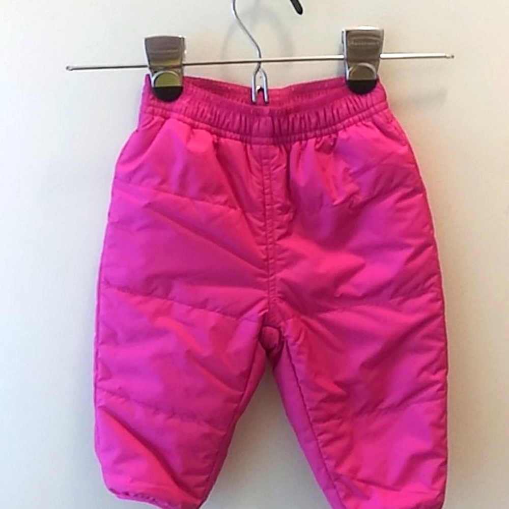 The North Face Pink Girls Snow Pants Size 3-6M